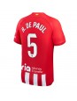 Atletico Madrid Rodrigo De Paul #5 Domácí Dres 2023-24 Krátký Rukáv